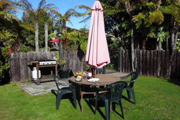 Barbecues in garden setting Barbecues in garden setting